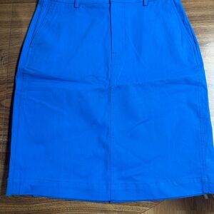 J. Crew Vibrant Blue Skirt